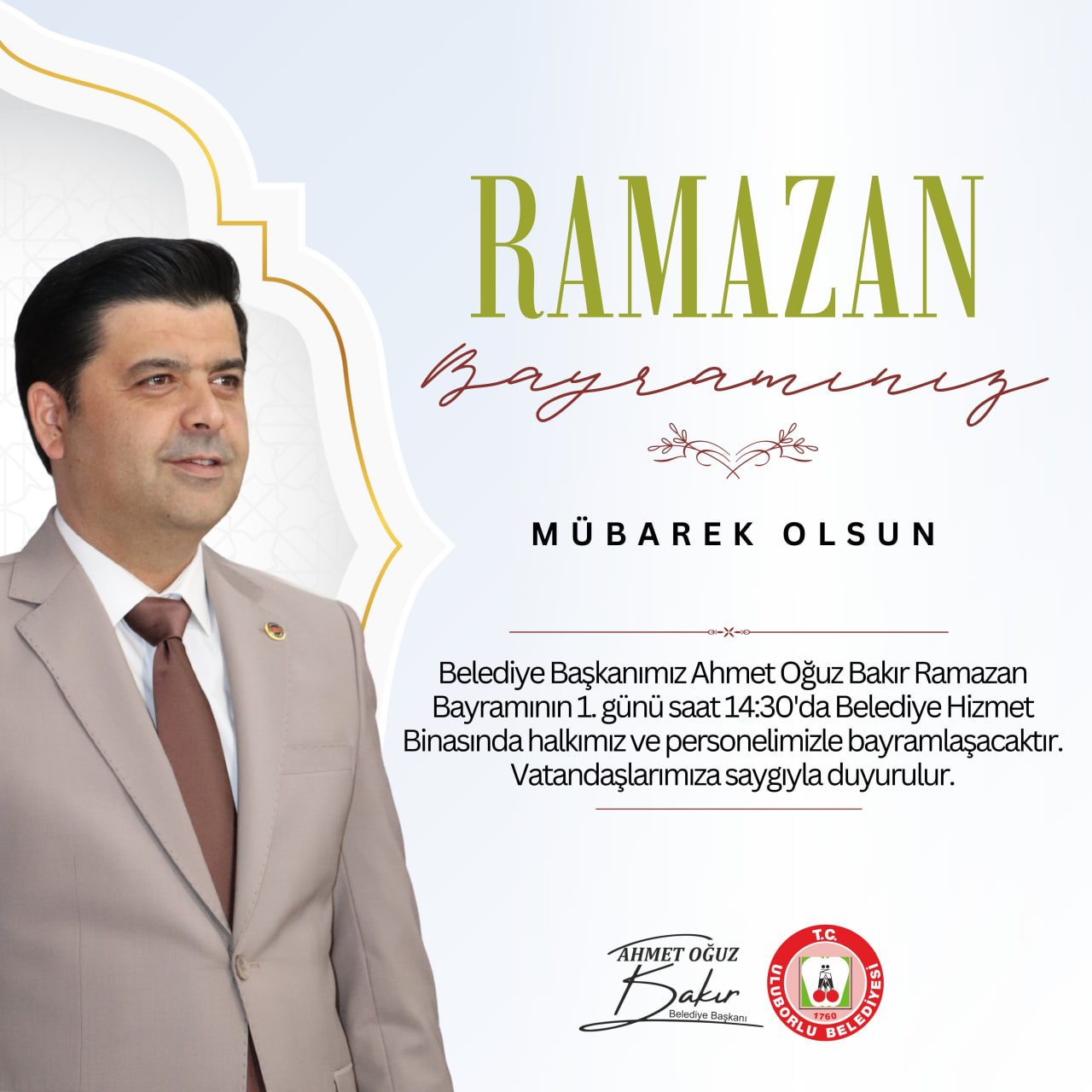 Bayramınız Mübarek Olsun..